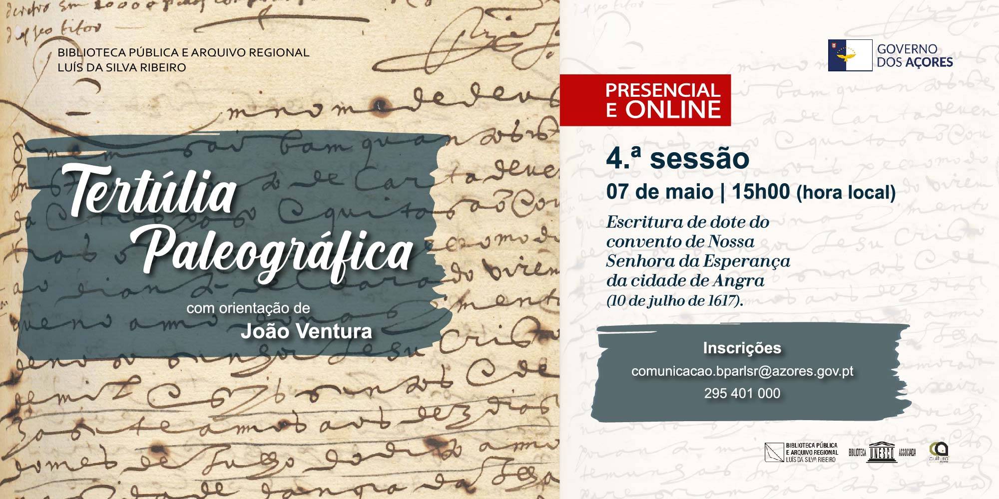 4ª Tertúlia Paleográfica