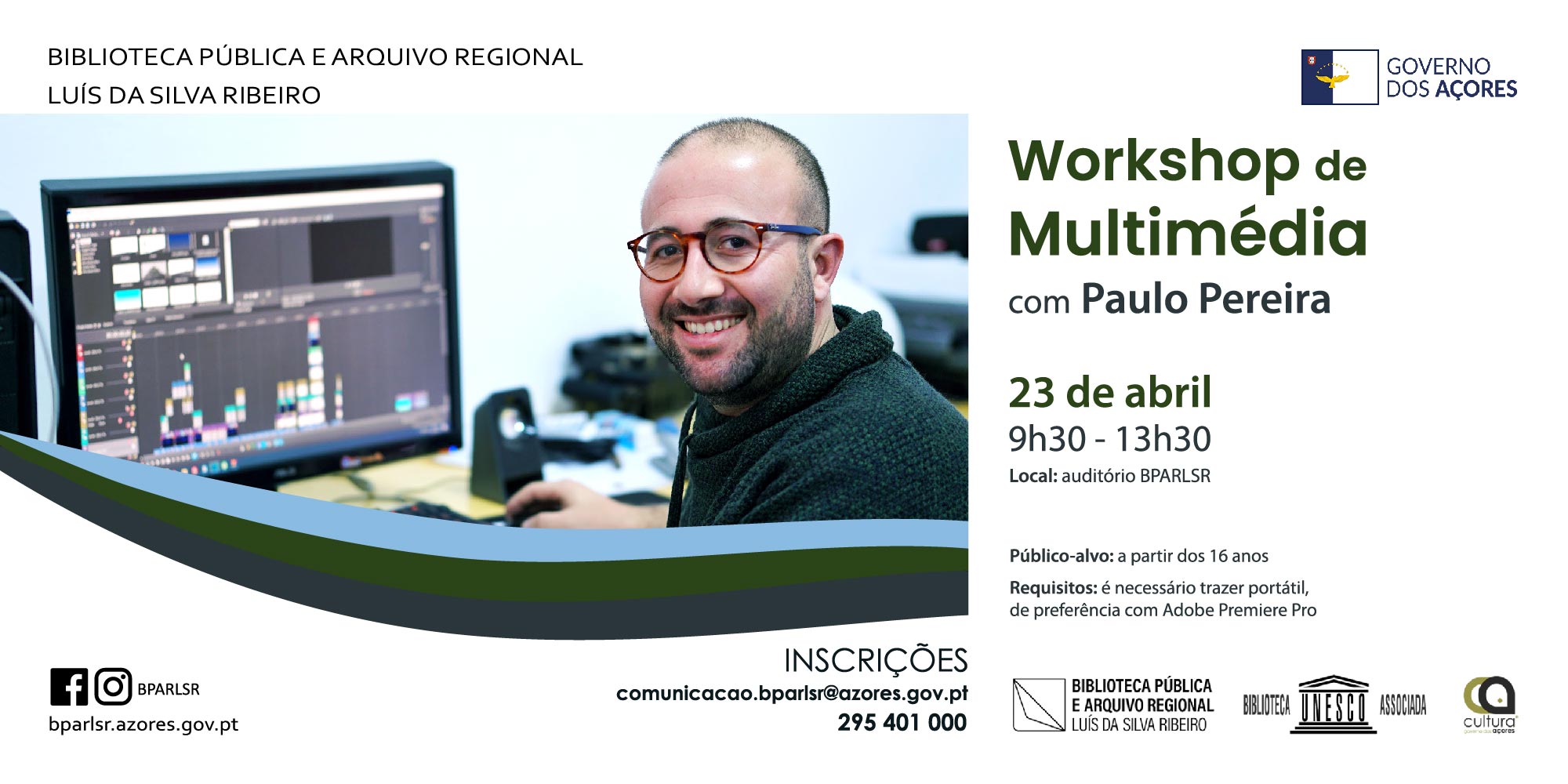 Workshop de Multimédia, com Paulo Pereira