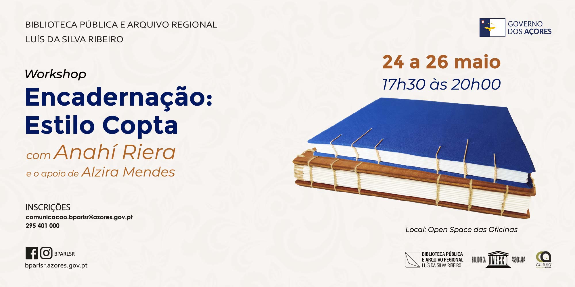 Workshop de Encadernação: Estilo Copta