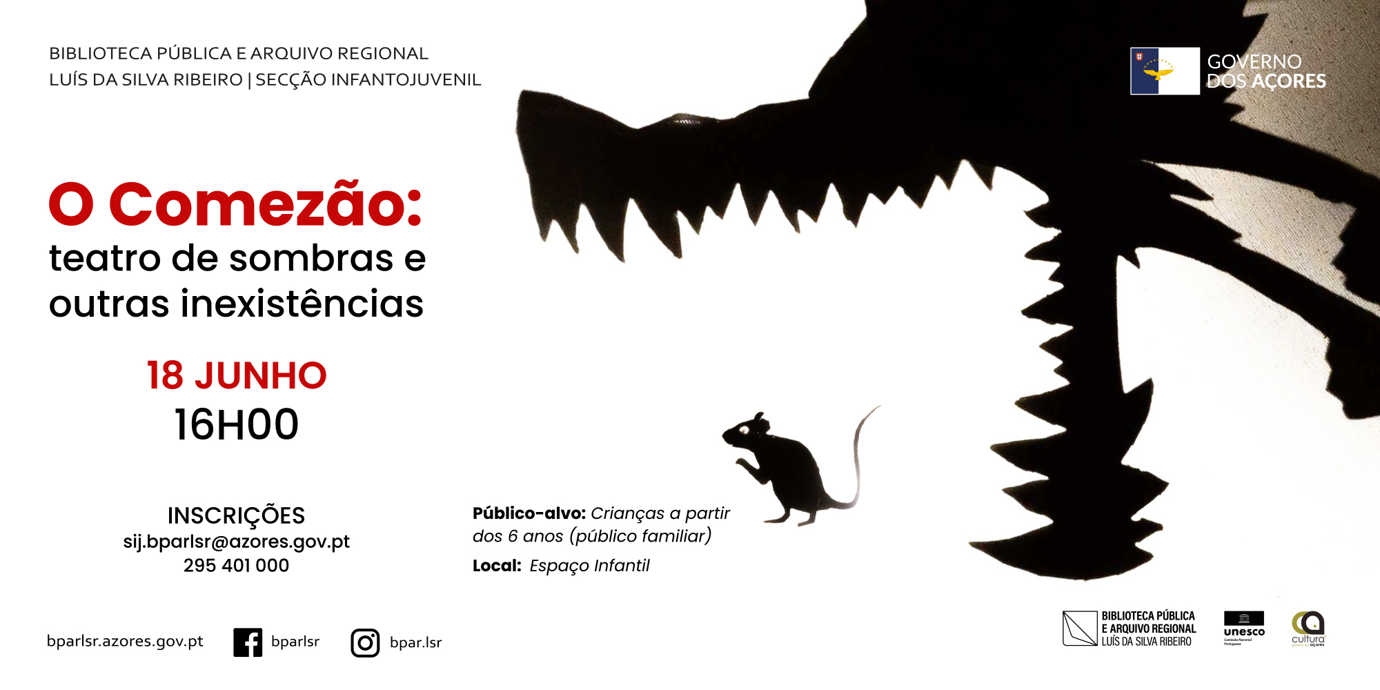 “O Comezão: teatro de sombras e outras inexistências”