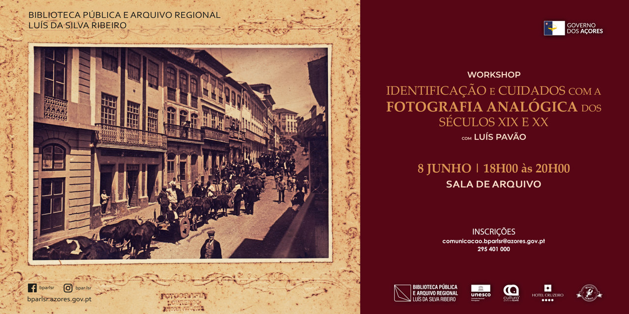 Workshop | Identificação e cuidados com a fotografia analógica dos séculos XIX e XX