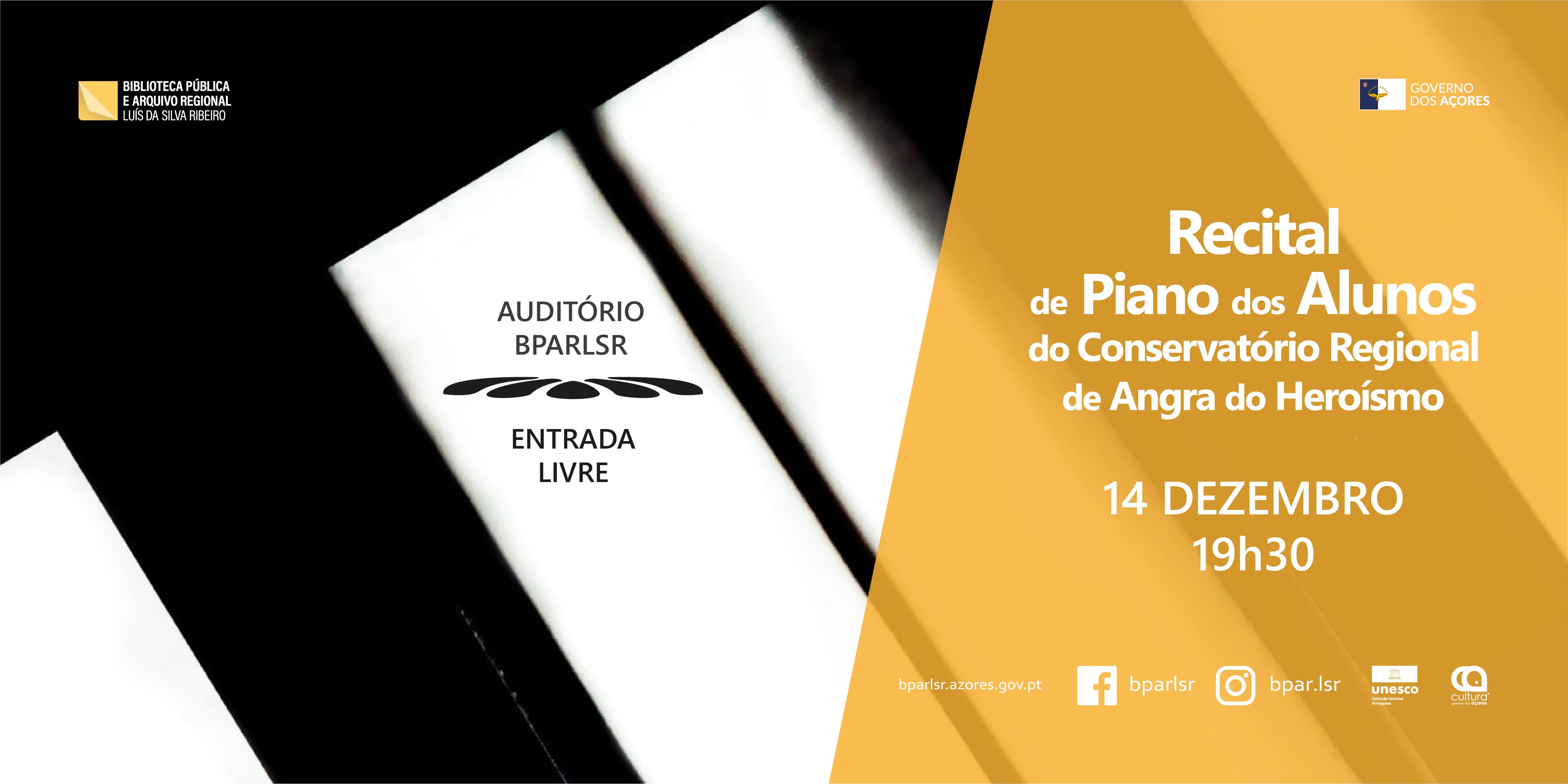 Recital de Piano dos Alunos do Conservatório de Angra do Heroísmo