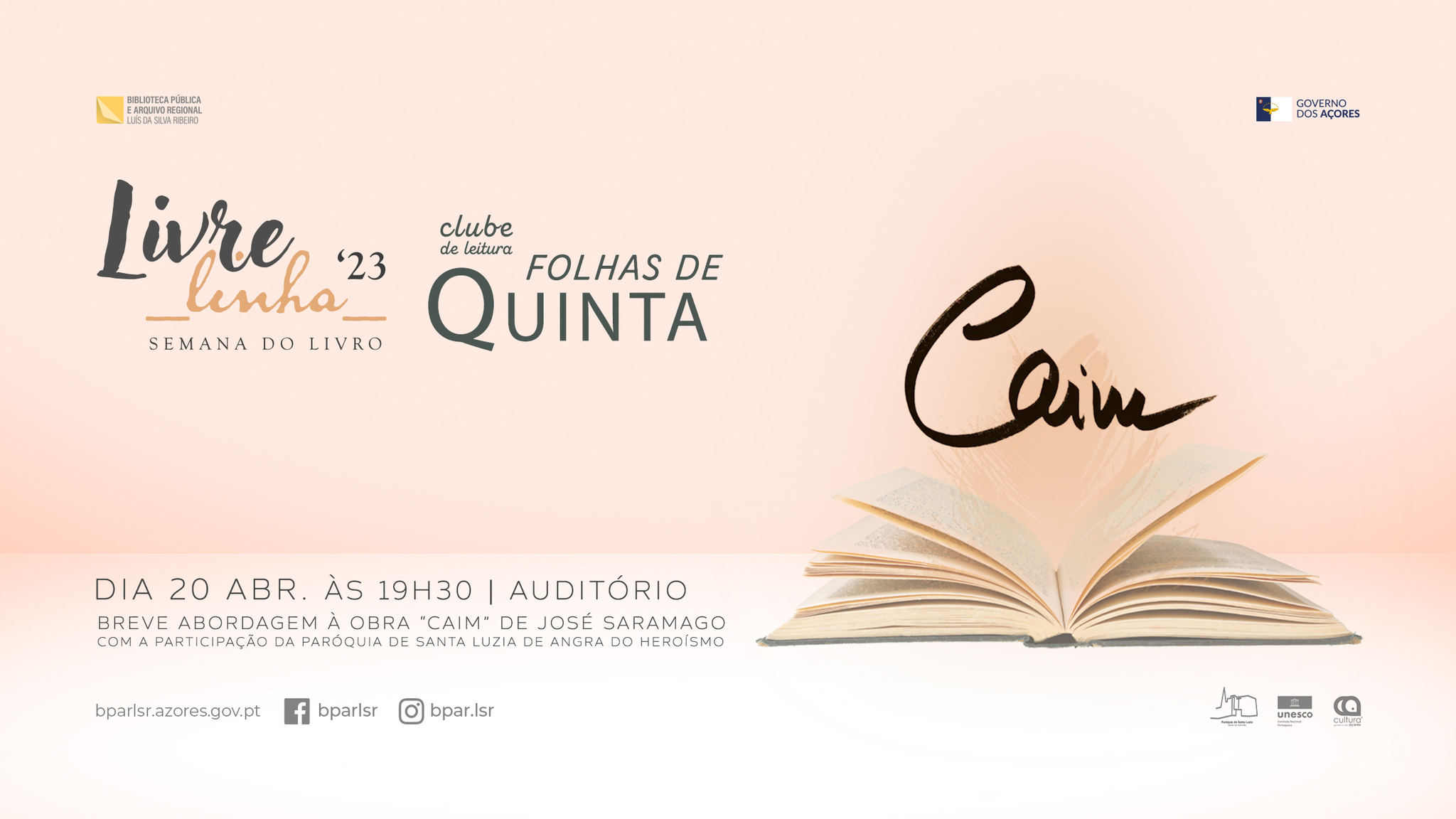 Clube de Leitura “Folhas de Quinta”