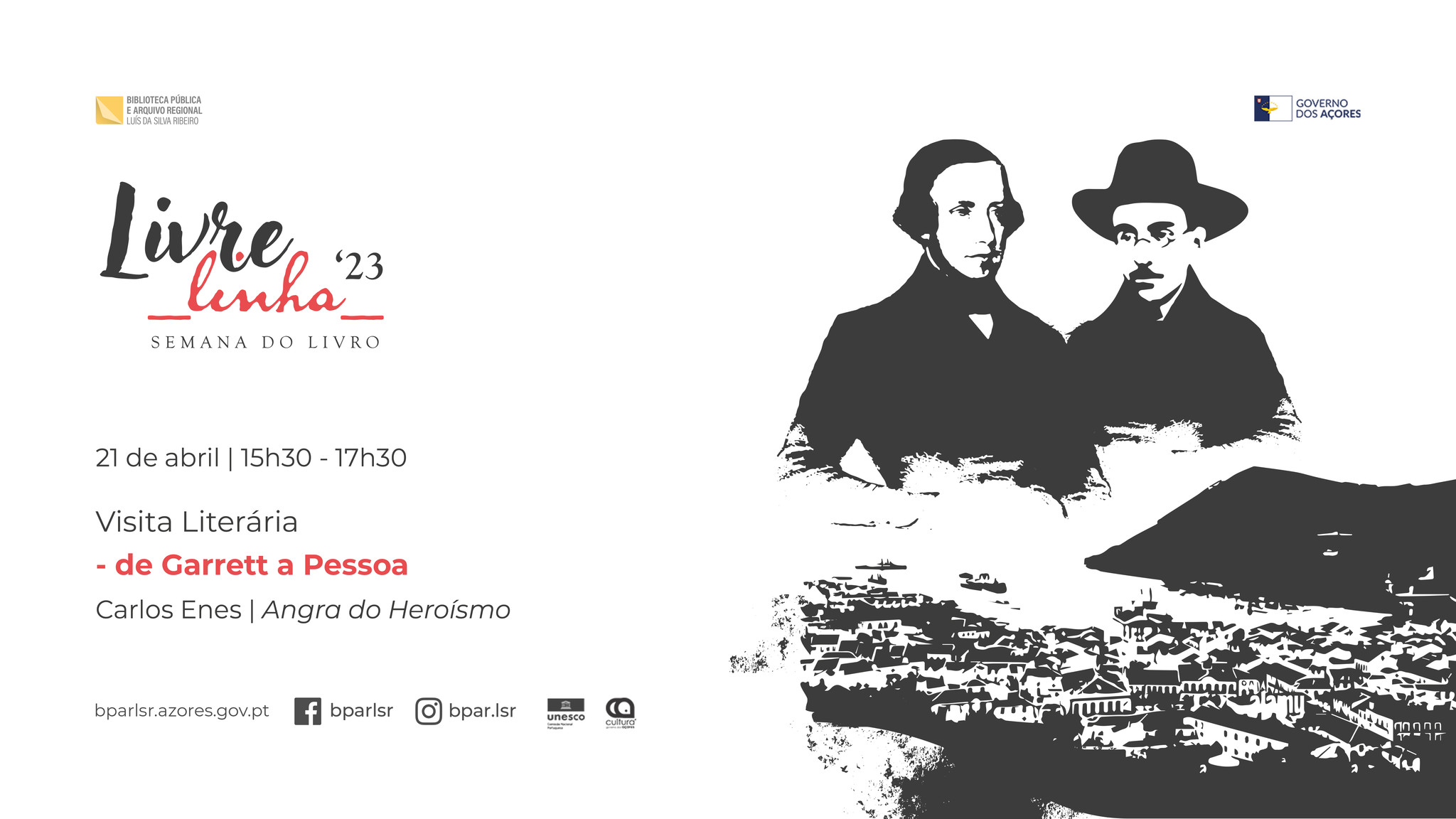 Visita Literária, com Carlos Enes | De Garrett a Pessoa