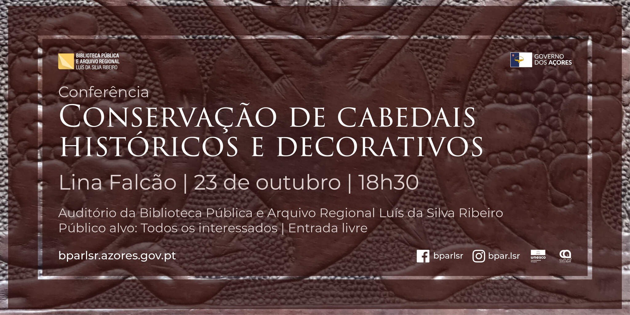 Conferência Conservação de Cabedais Históricos e Decorativos