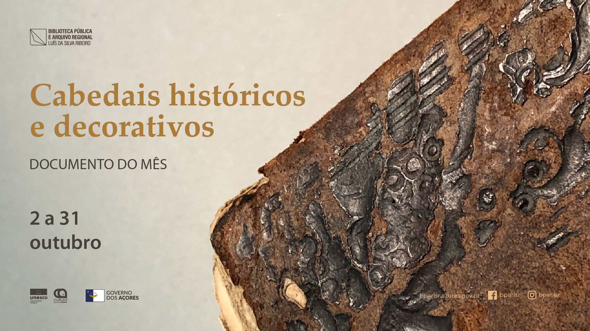 Documento do Mês Cabedais históricos e decorativos Dias Europeus da Conservação e Restauro