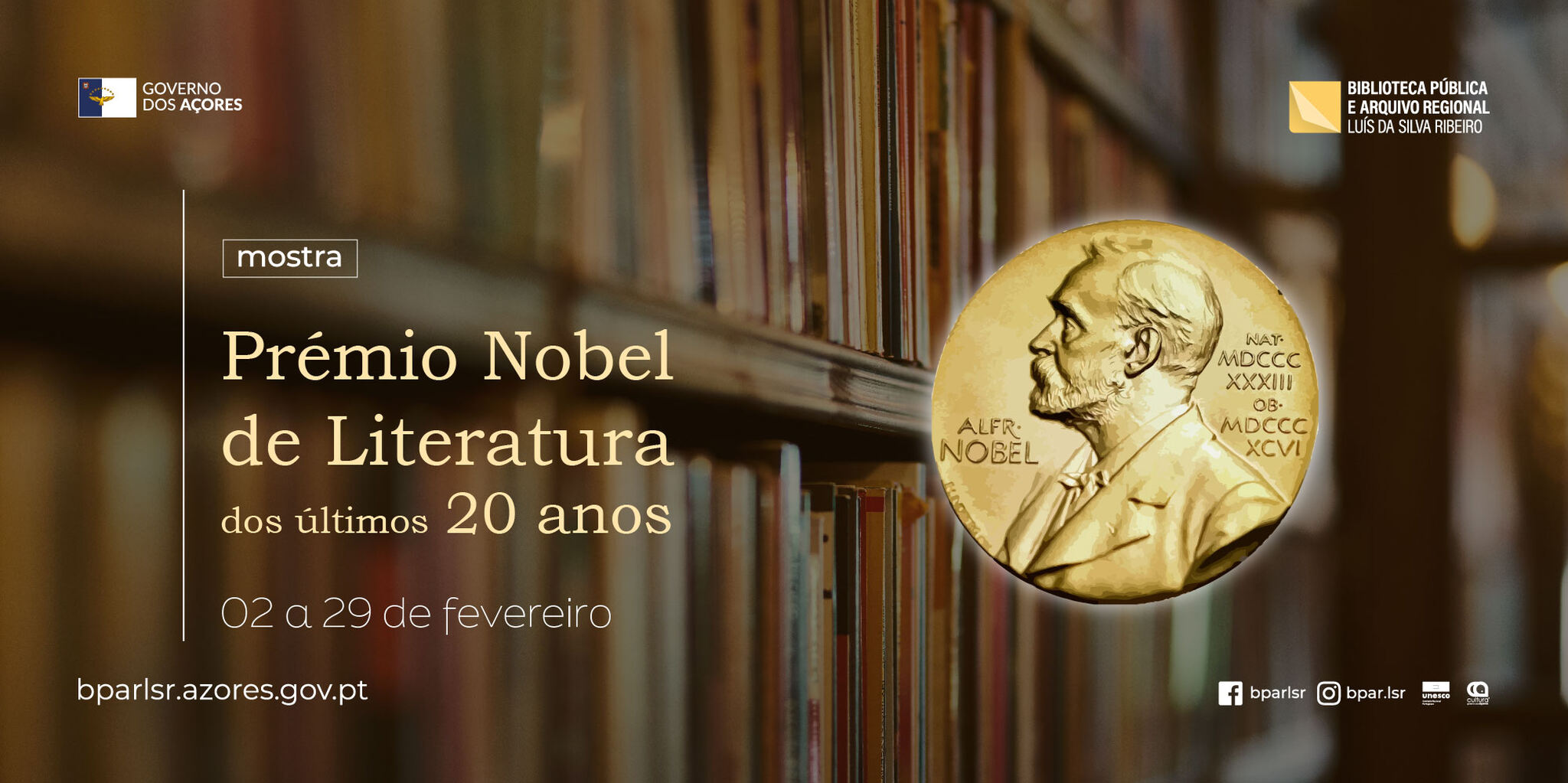 Mostra | Prémio Nobel de Literatura dos últimos 20 anos