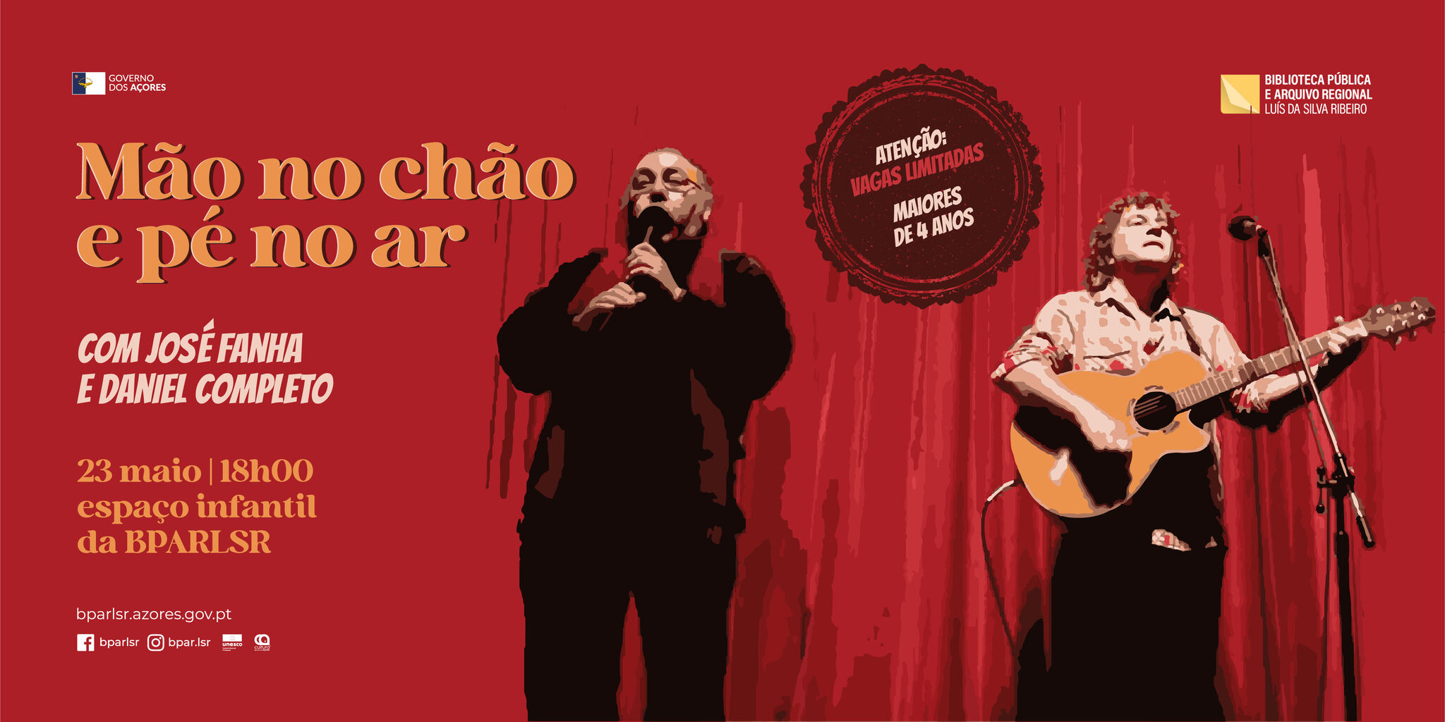 ESPETÁCULO MUSICAL | MÃO NO CHÃO E PÉ NO AR