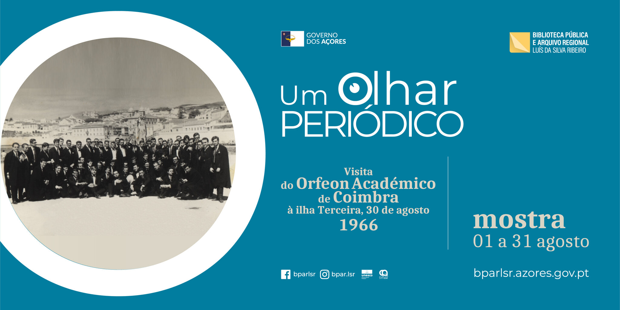 Um Olhar Periódico | Visita do Orfeon Académico de Coimbra à ilha Terceira, 30 de agosto de 1966