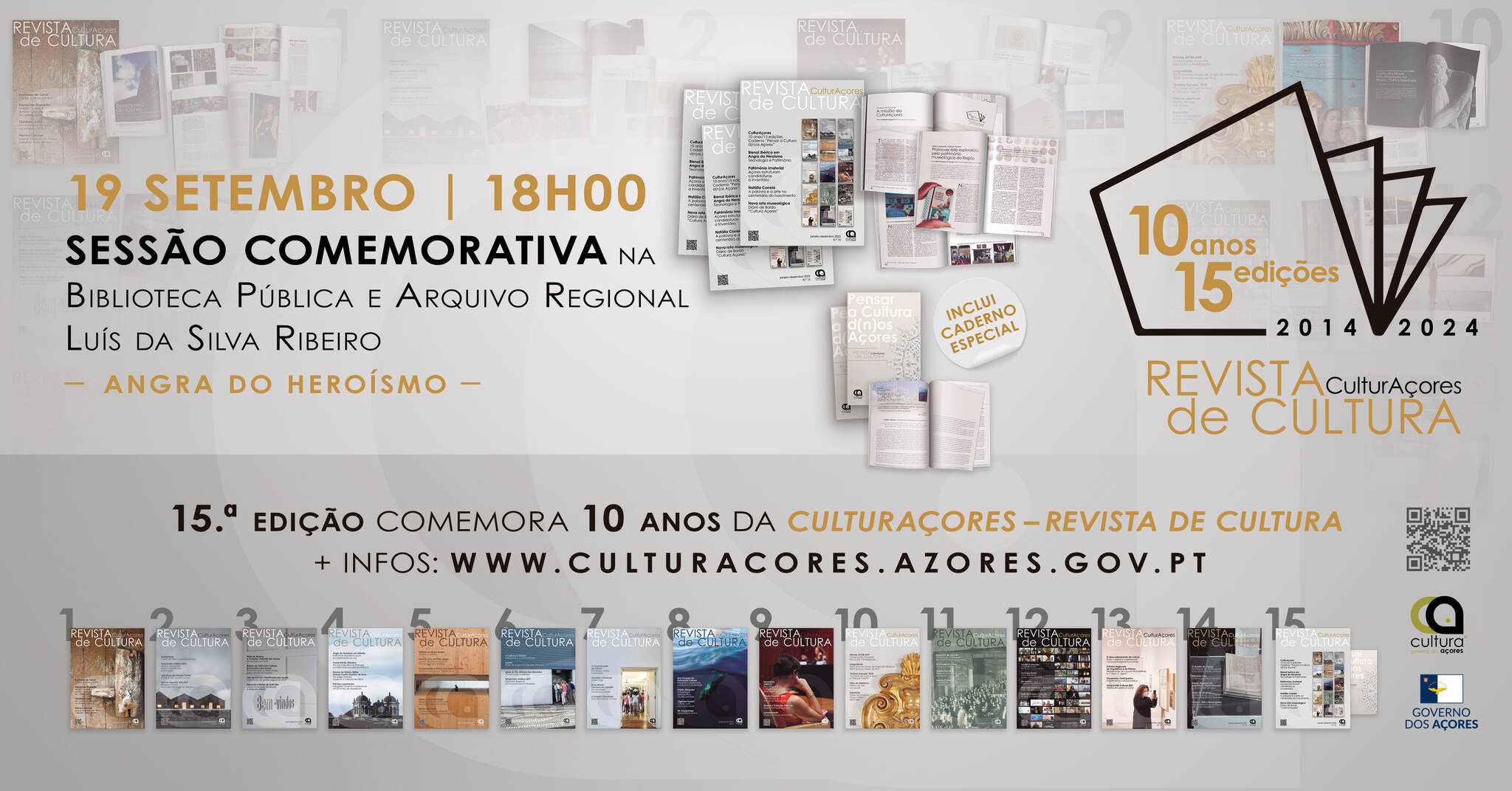 Sessão Comemorativa dos “10 Anos/15 Edições da CulturAçores – Revista de Cultura”