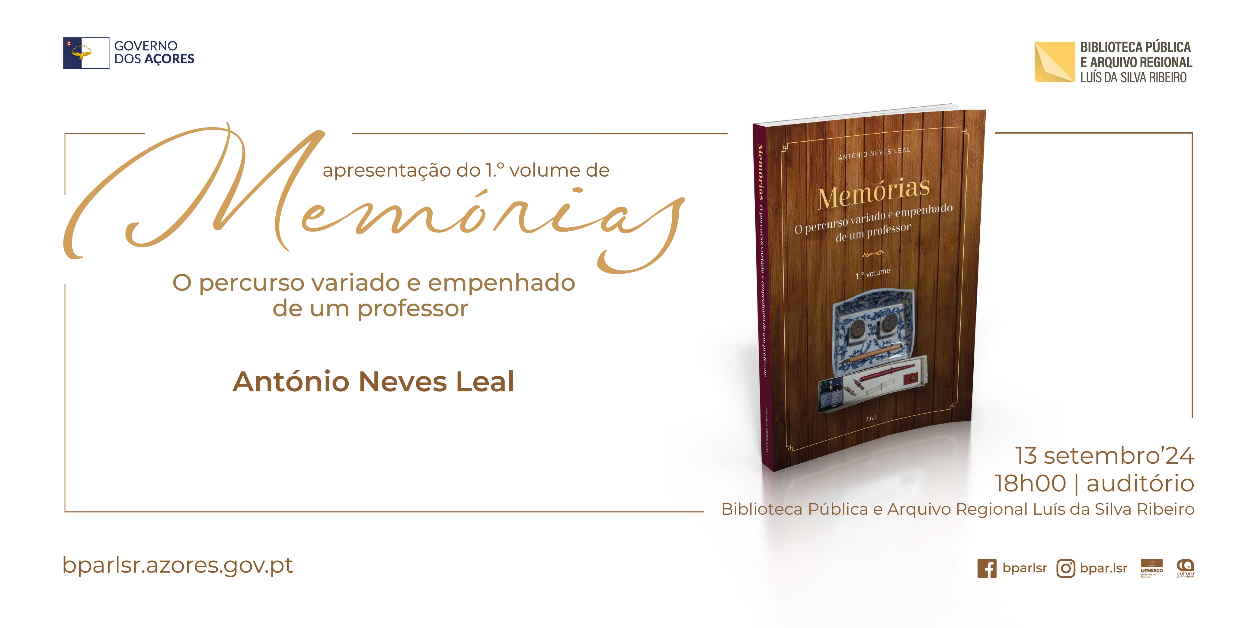 Apresentação do livro | Memórias – O percurso variado e empenhado de um professor