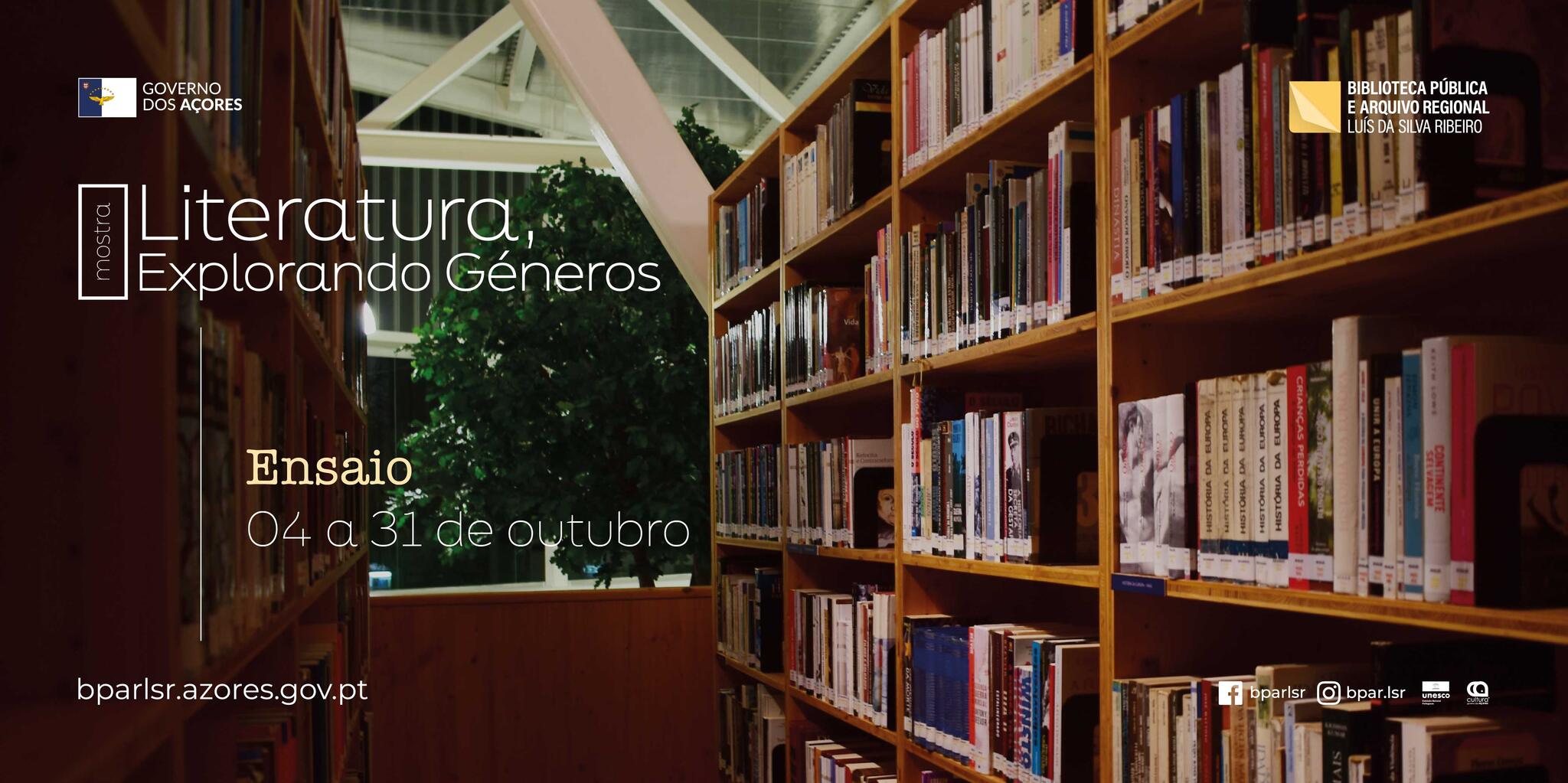 Mostra | Literatura, Explorando Géneros