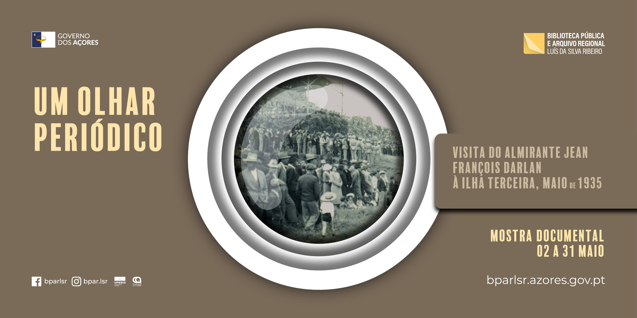 Um Olhar Periódico | “Visita do Almirante Jean François Darlan à Ilha Terceira, maio de 1935”
