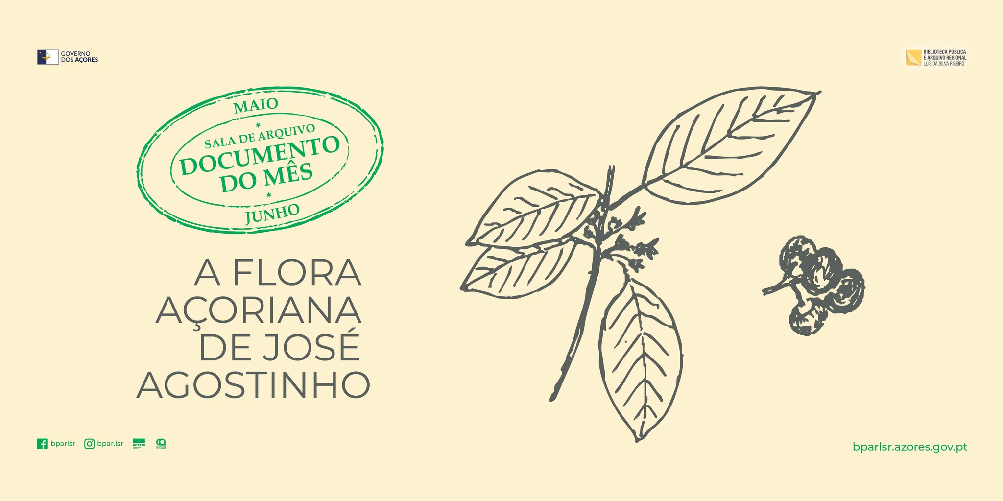 Documento do Mês | A Flora Açoriana de José Agostinho