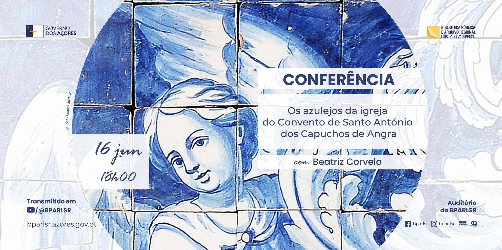 Conferência | Os azulejos da igreja do Convento de Santo António dos Capuchos de Angra