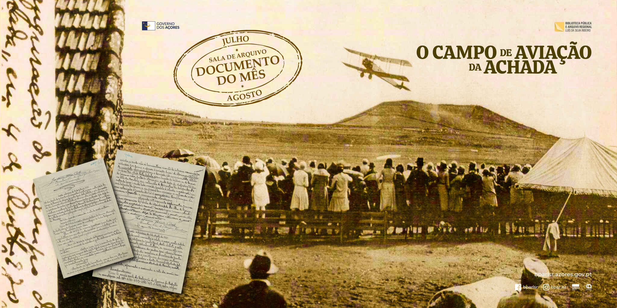 Documento do mês | O campo de aviação da Achada