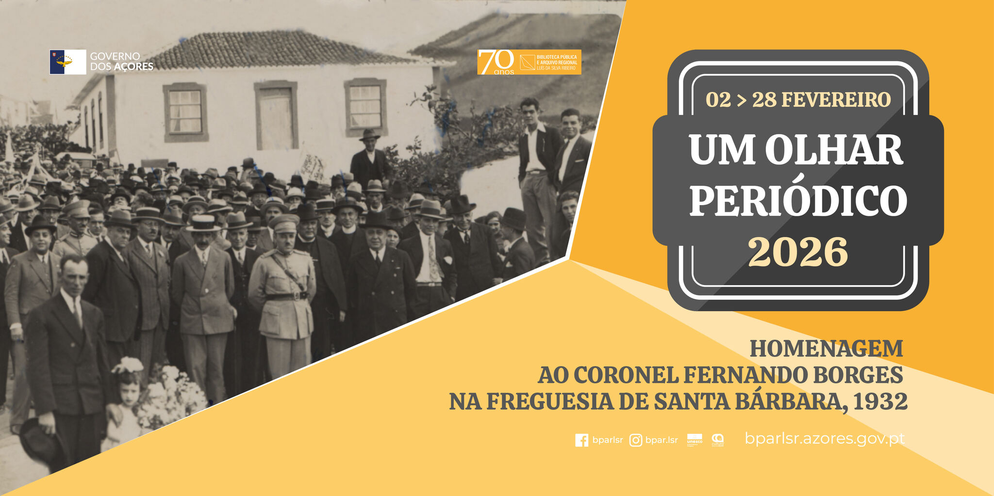 Um Olhar Periódico | Homenagem ao Coronel Fernando Augusto Borges na Freguesia de Santa Bárbara (1932)