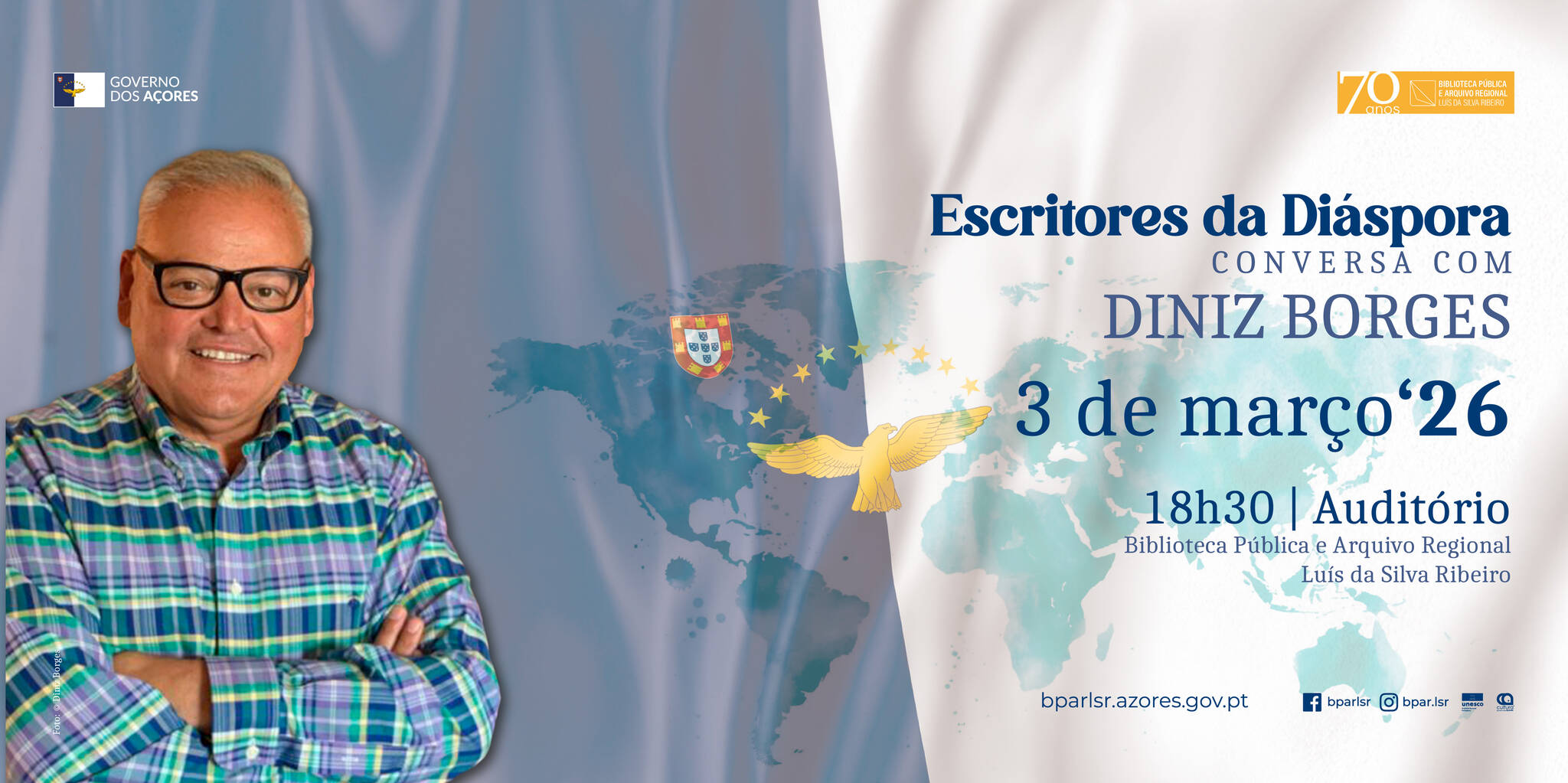 Escritores da Diáspora | Conversa com Diniz Borges