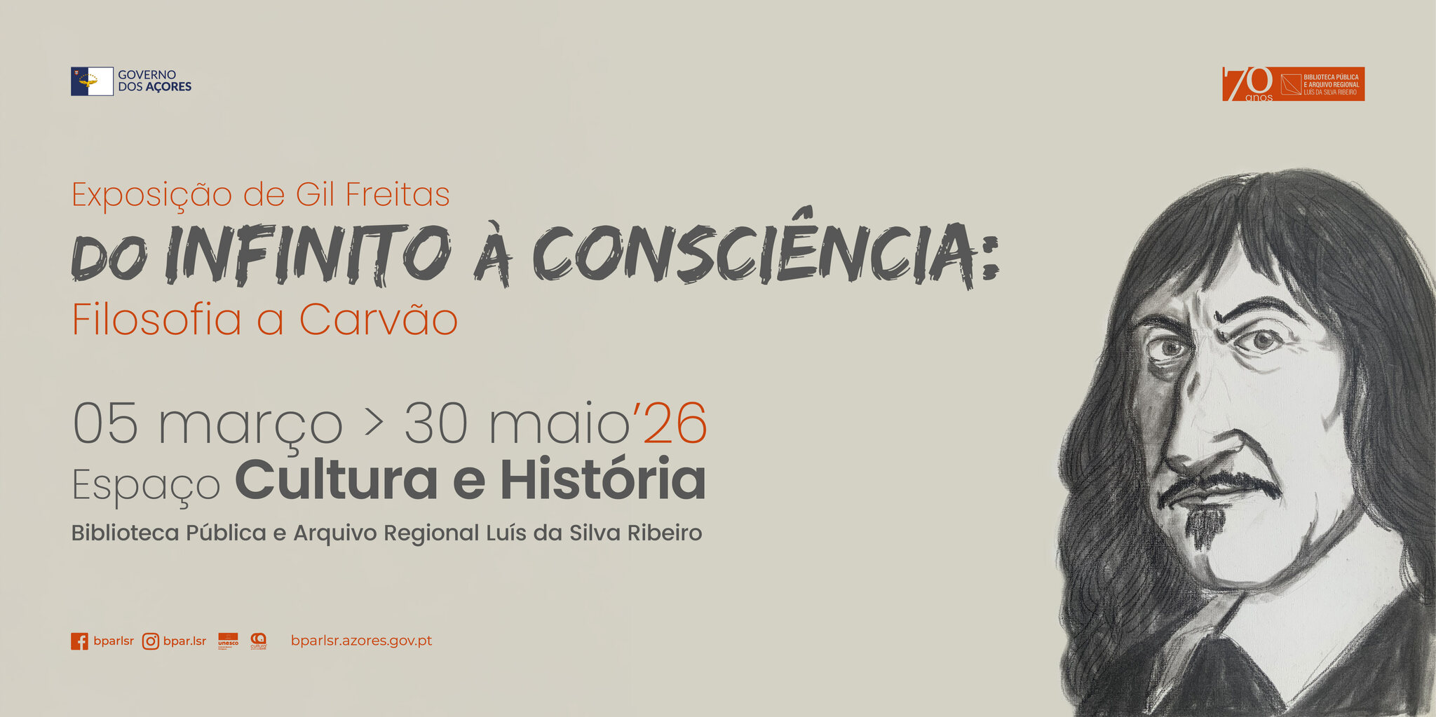 Exposição | Do Infinito à Consciência: Filosofia a Carvão