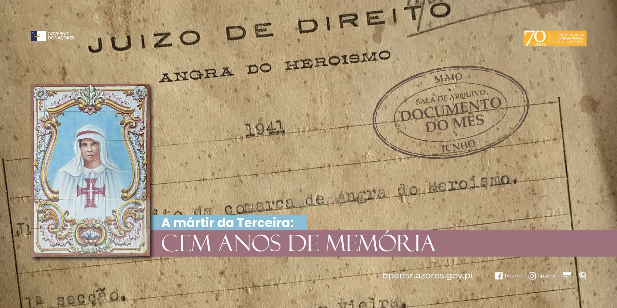 Documento do Mês | A Mártir da Terceira: Cem Anos de Memória