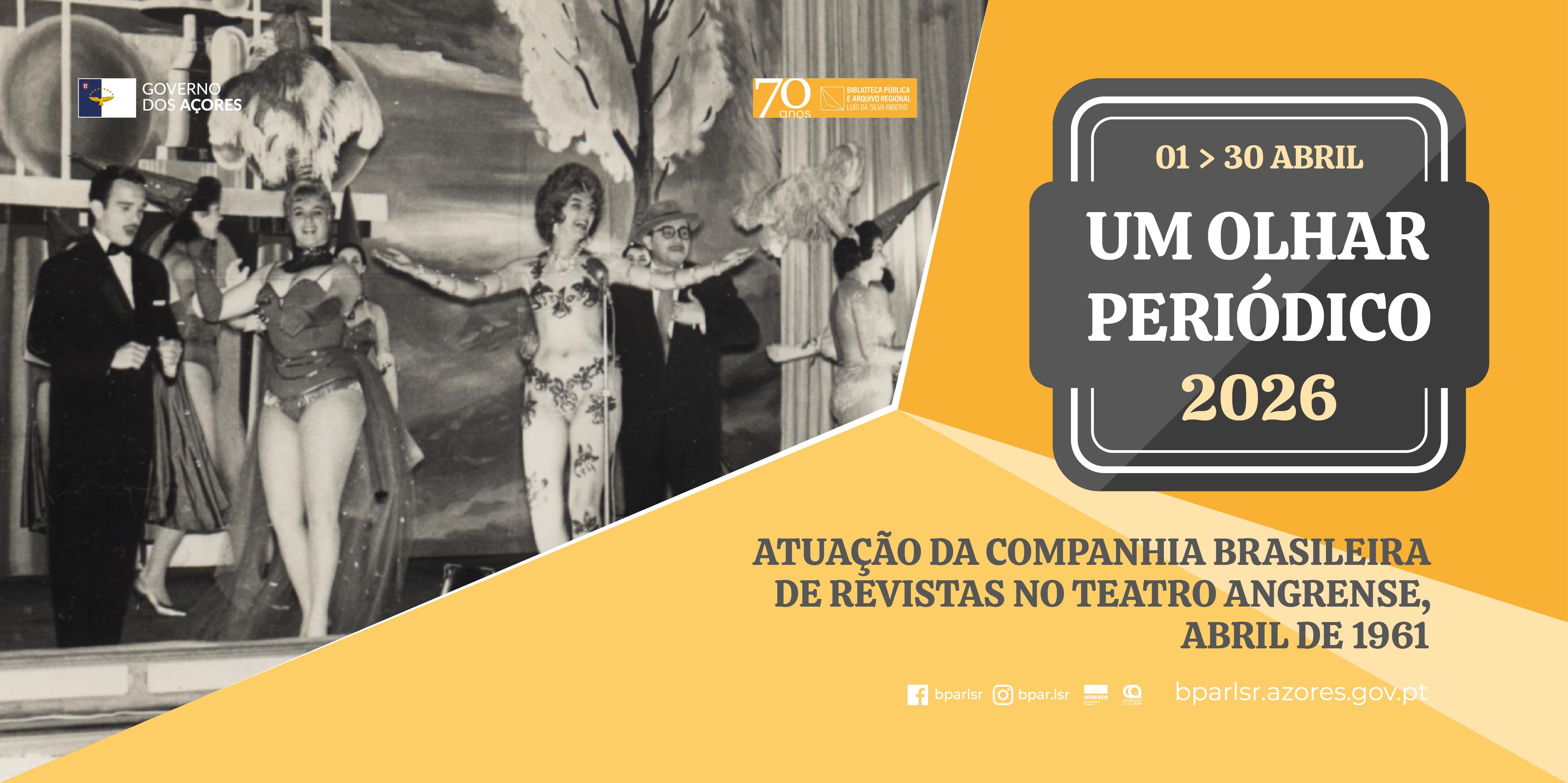 Um Olhar Periódico | Atuação da Companhia Brasileira de Revistas no Teatro Angrense, abril de 1961