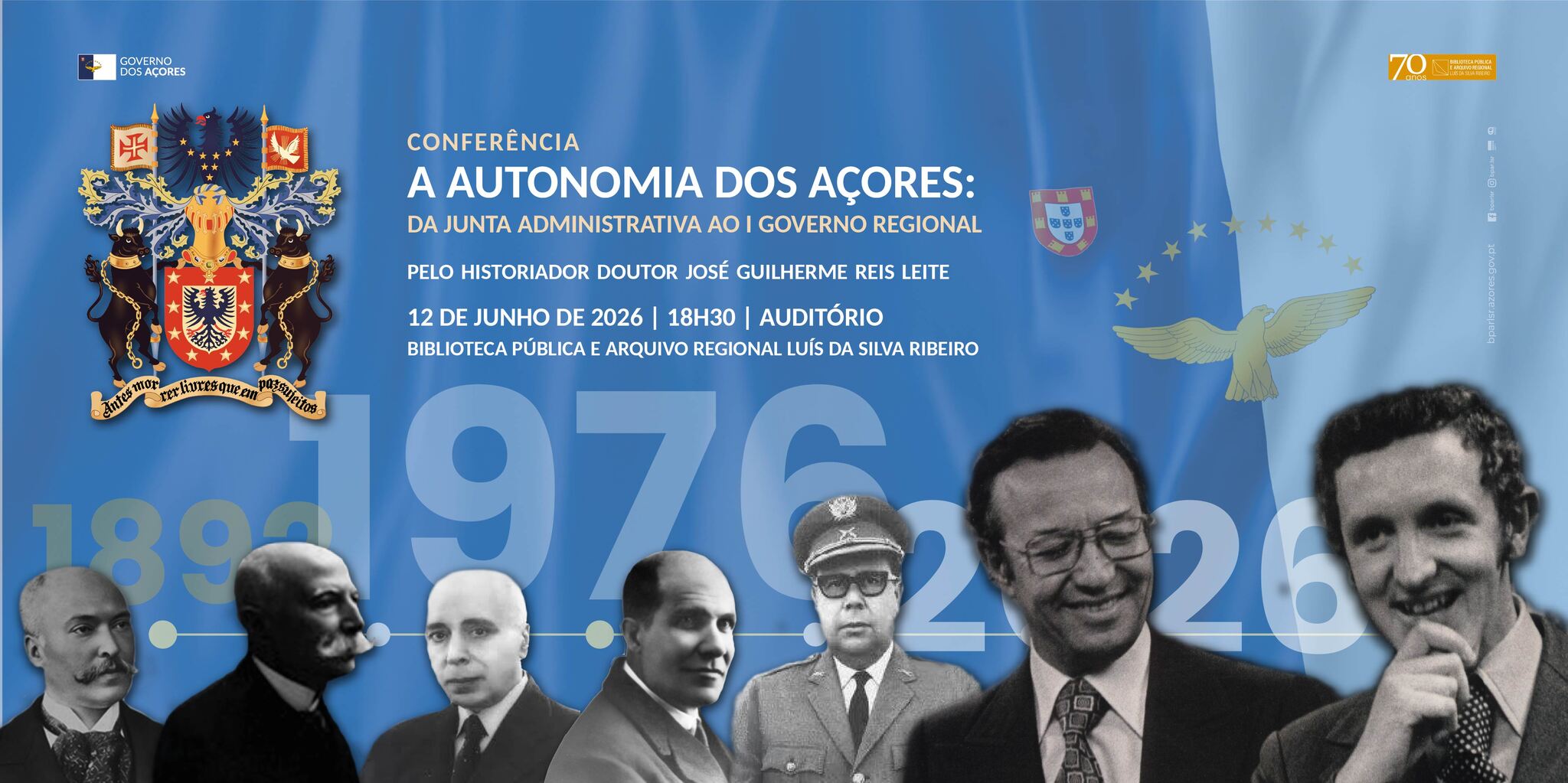 Conferência | A Autonomia dos Açores: da Junta Administrativa ao I Governo Regional