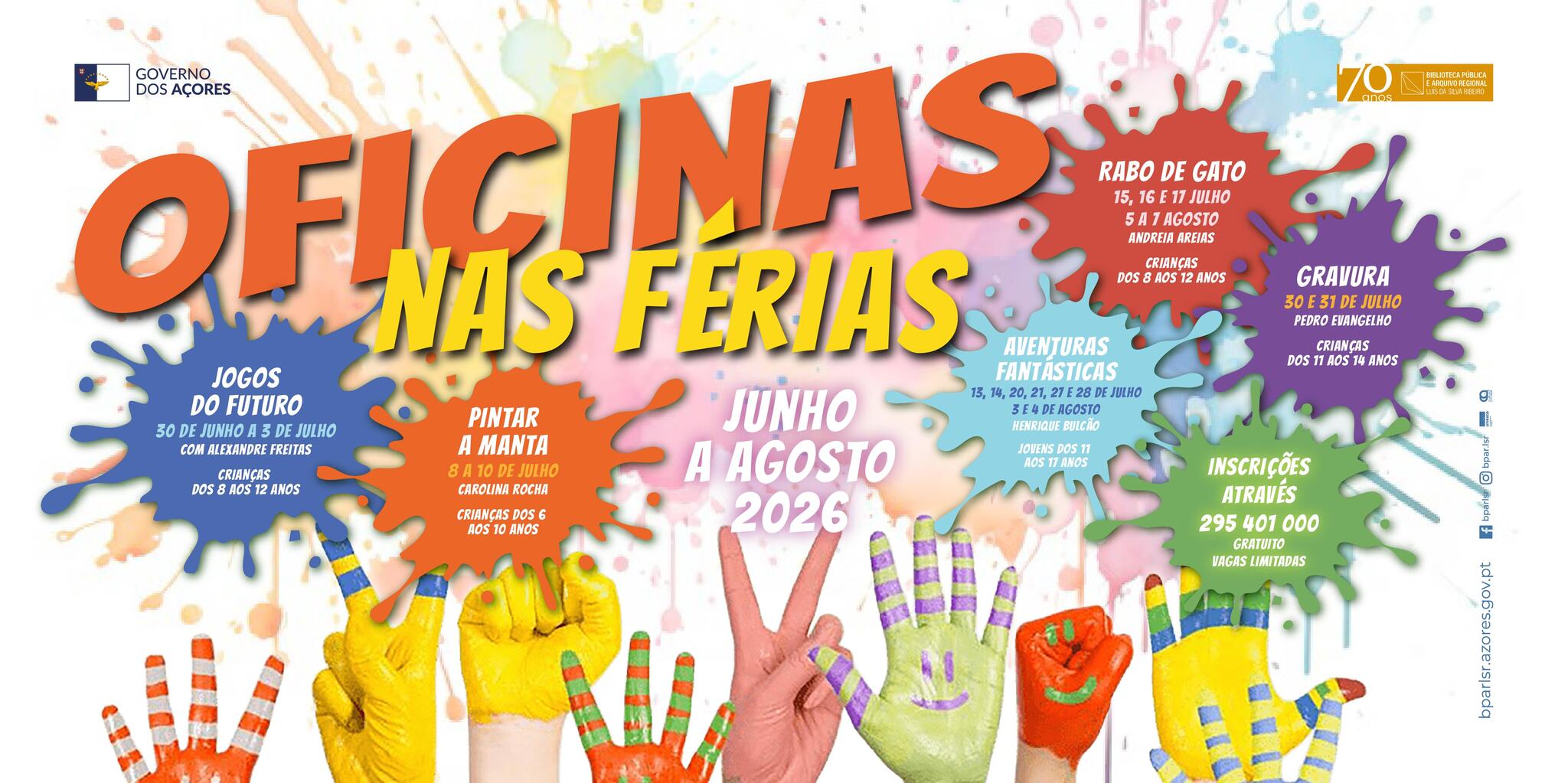 Oficinas nas Férias